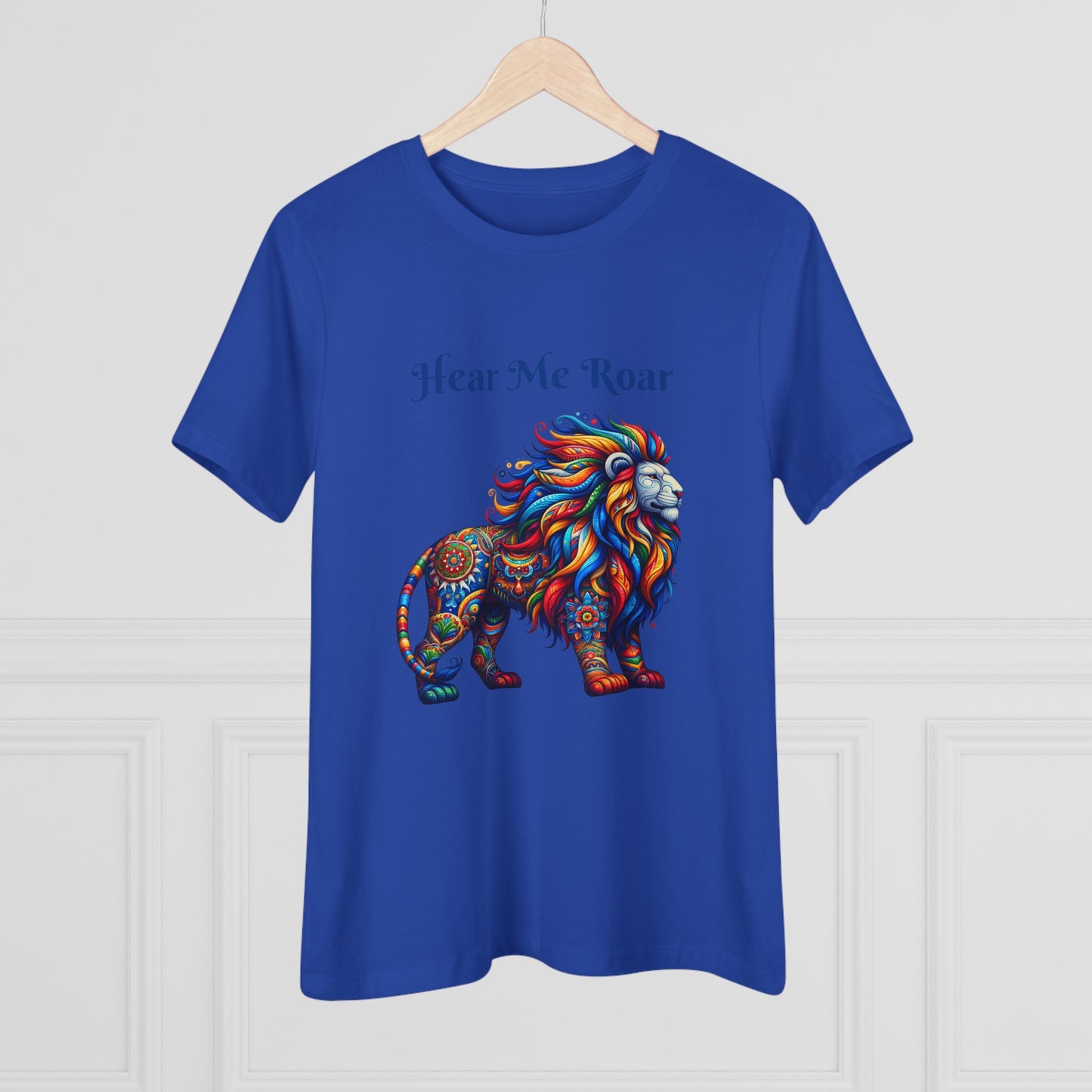 Women's Cotton Tee Alebrije Lion