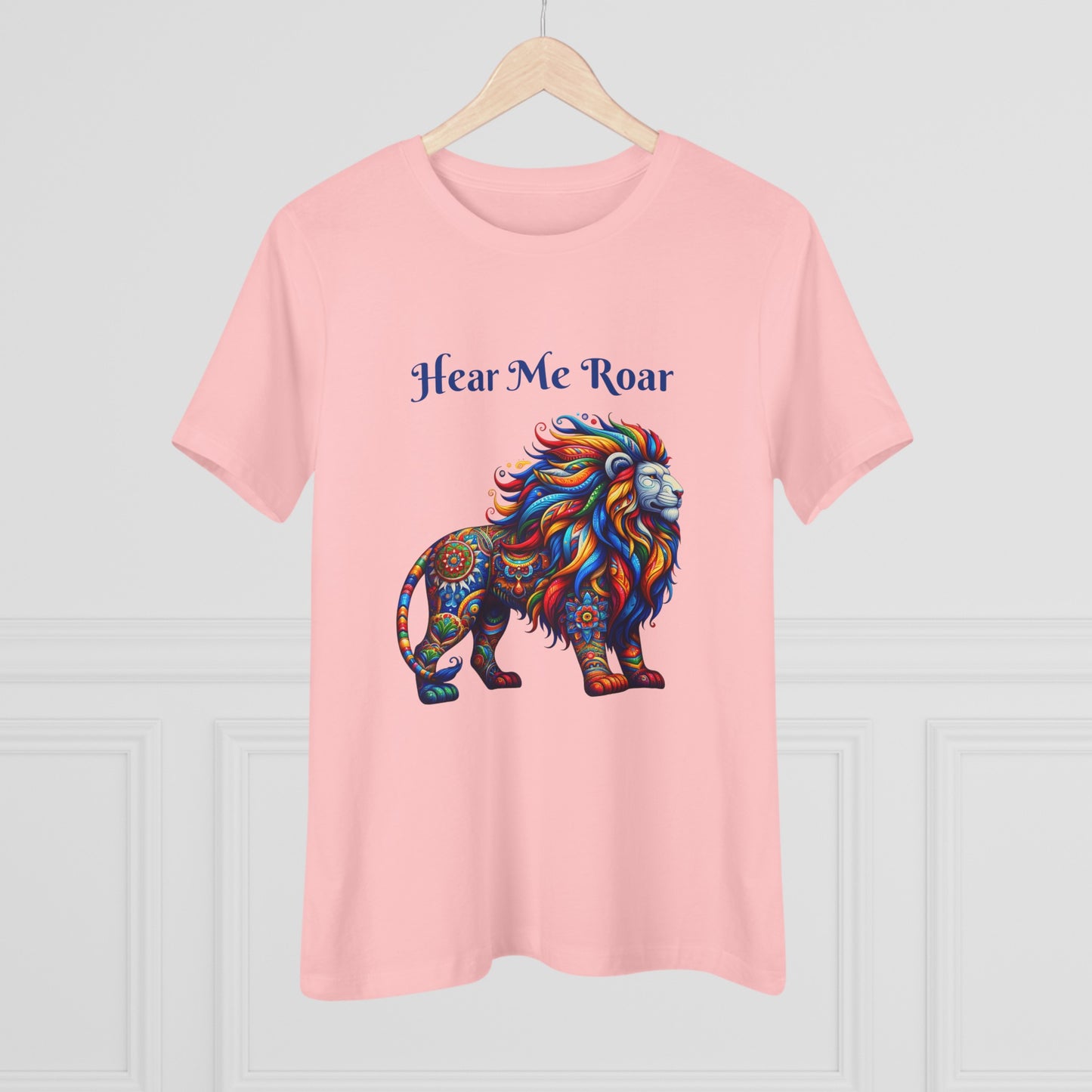 Women's Cotton Tee Alebrije Lion