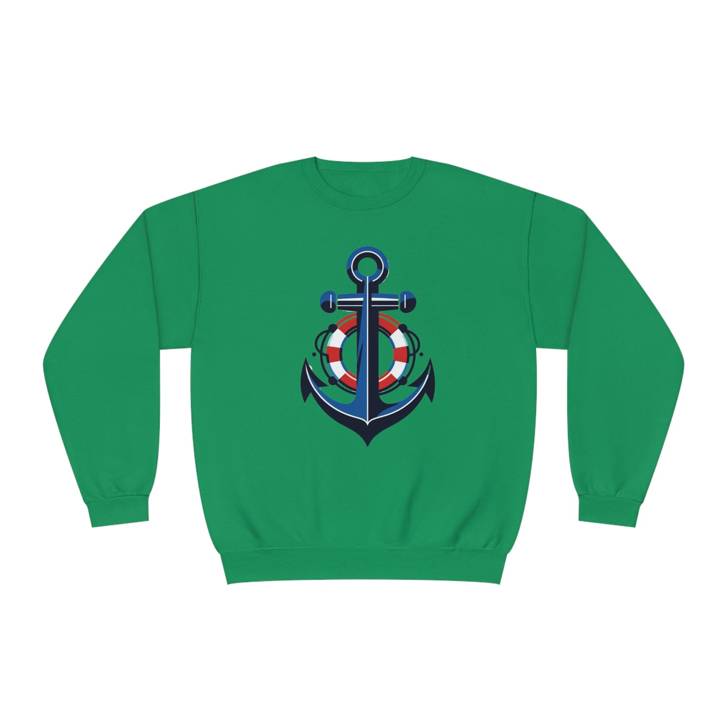 Unisex NuBlend® Crewneck Sweatshirt Anchor and Life Saver