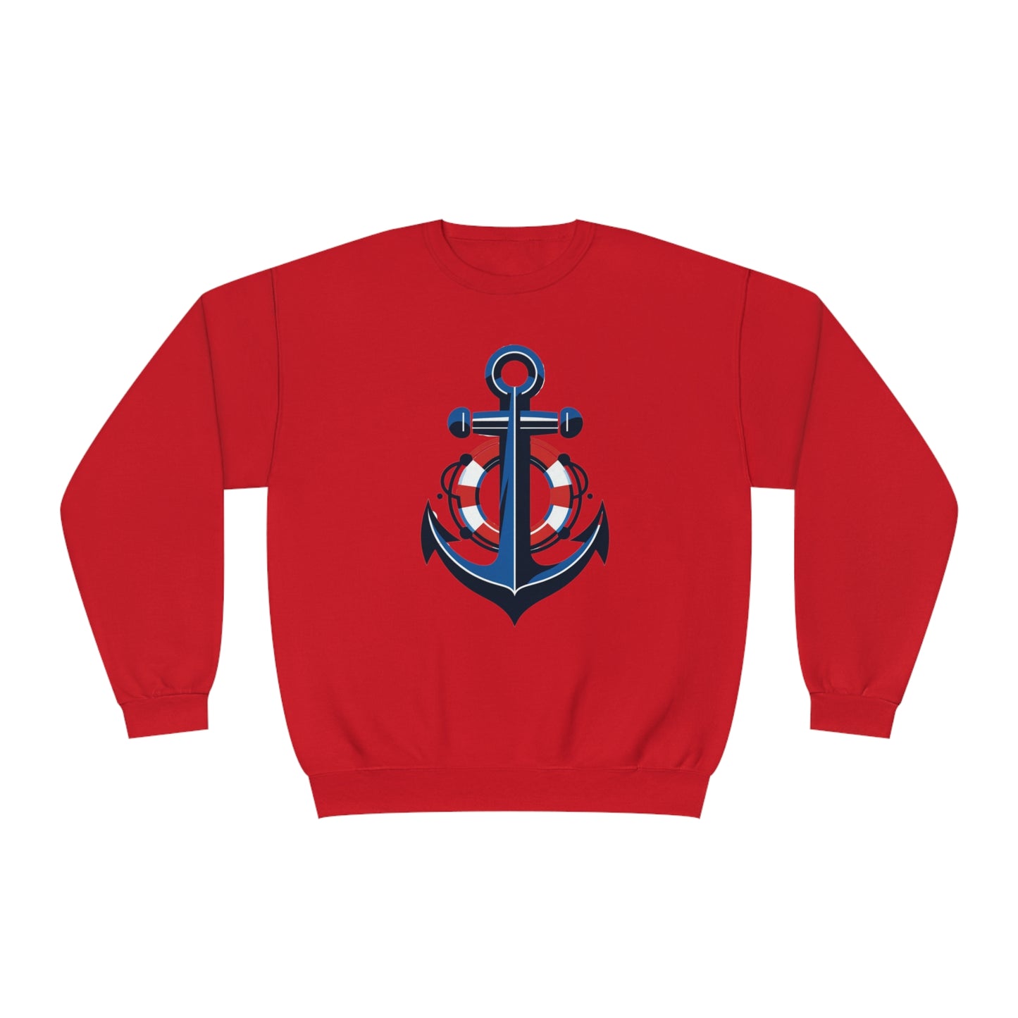 Unisex NuBlend® Crewneck Sweatshirt Anchor and Life Saver