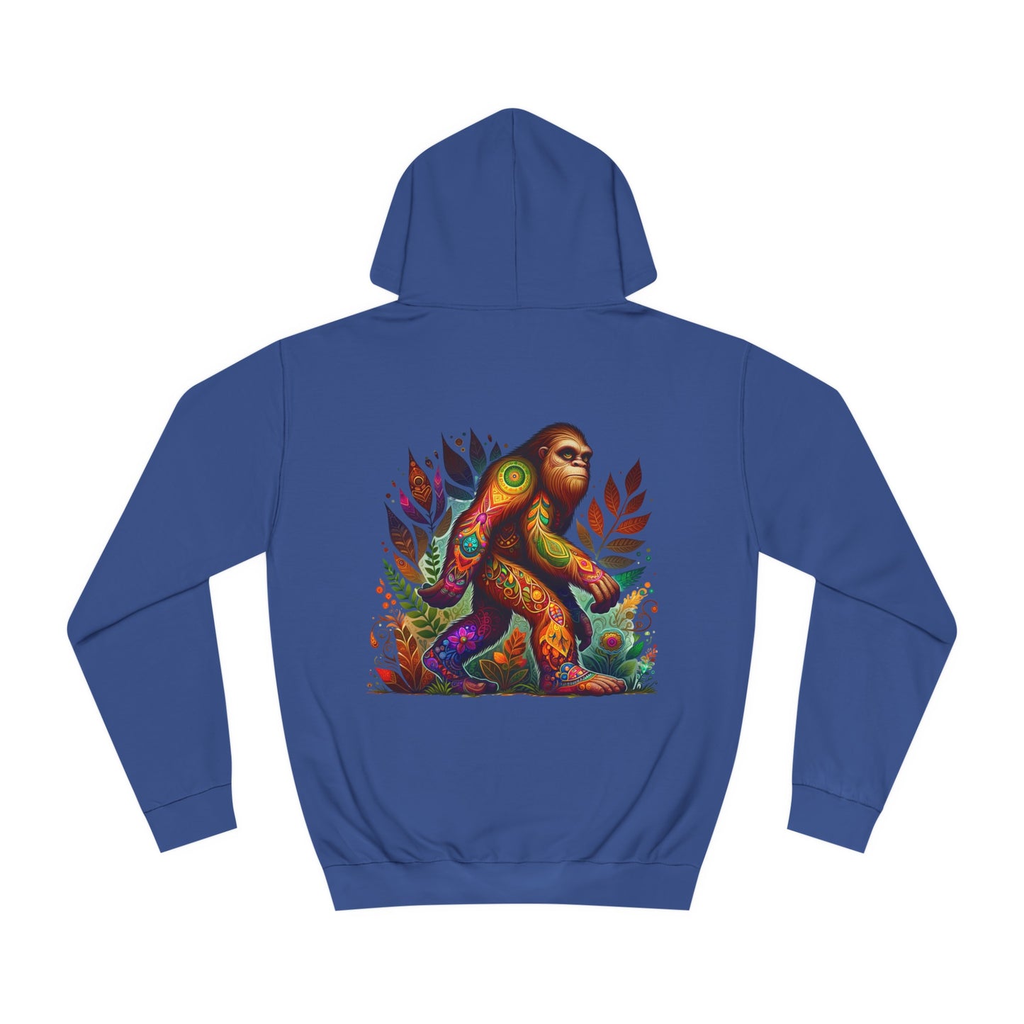 Unisex College Hoodie, Alebrije, Big Foot, too colorful to camouflage