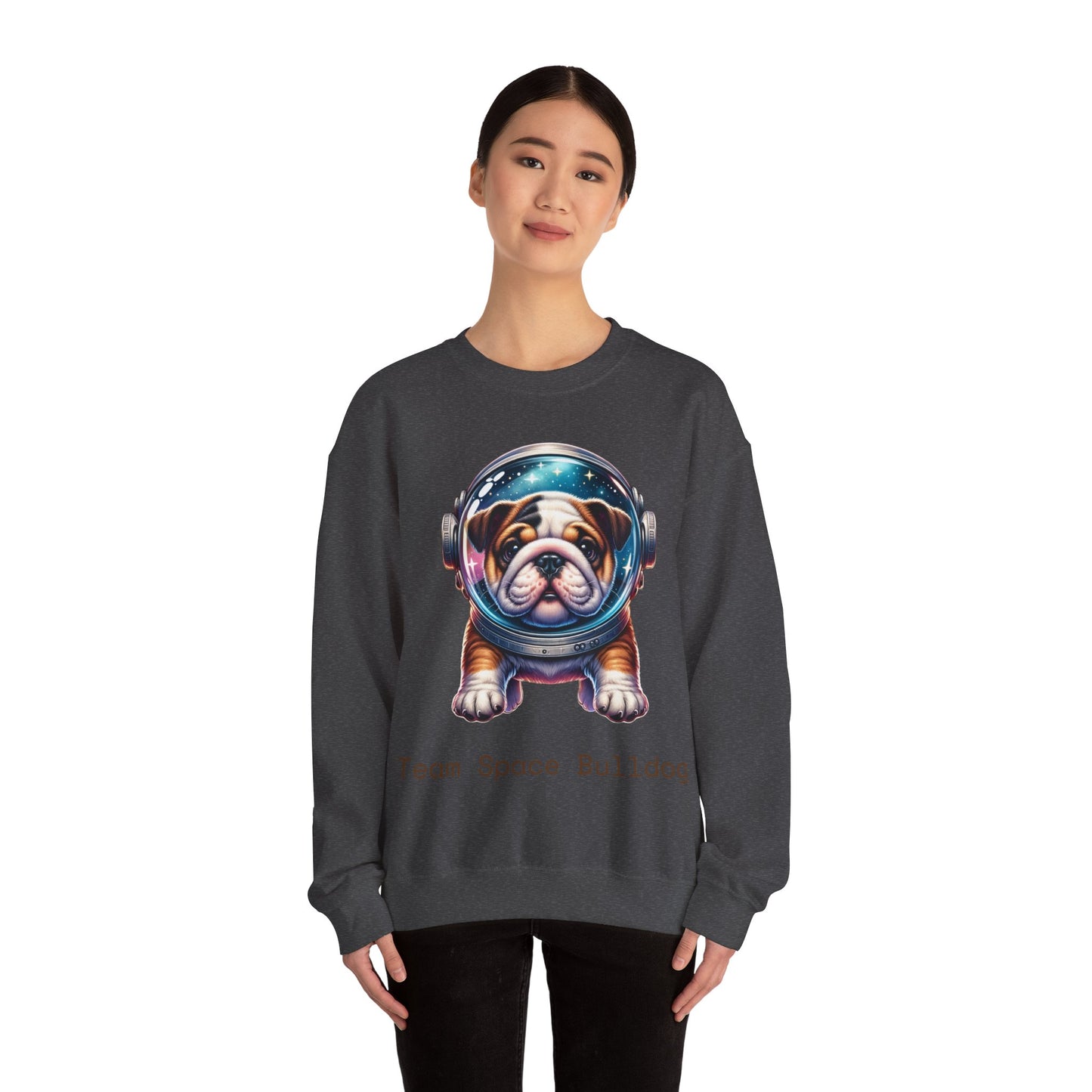 Unisex Heavy Blend™ Crewneck Sweatshirt Team Space Bulldog