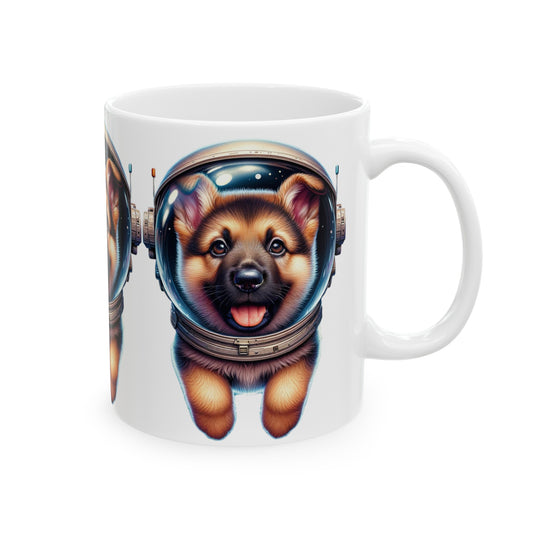 Ceramic Mug 11oz Space German Shepherd