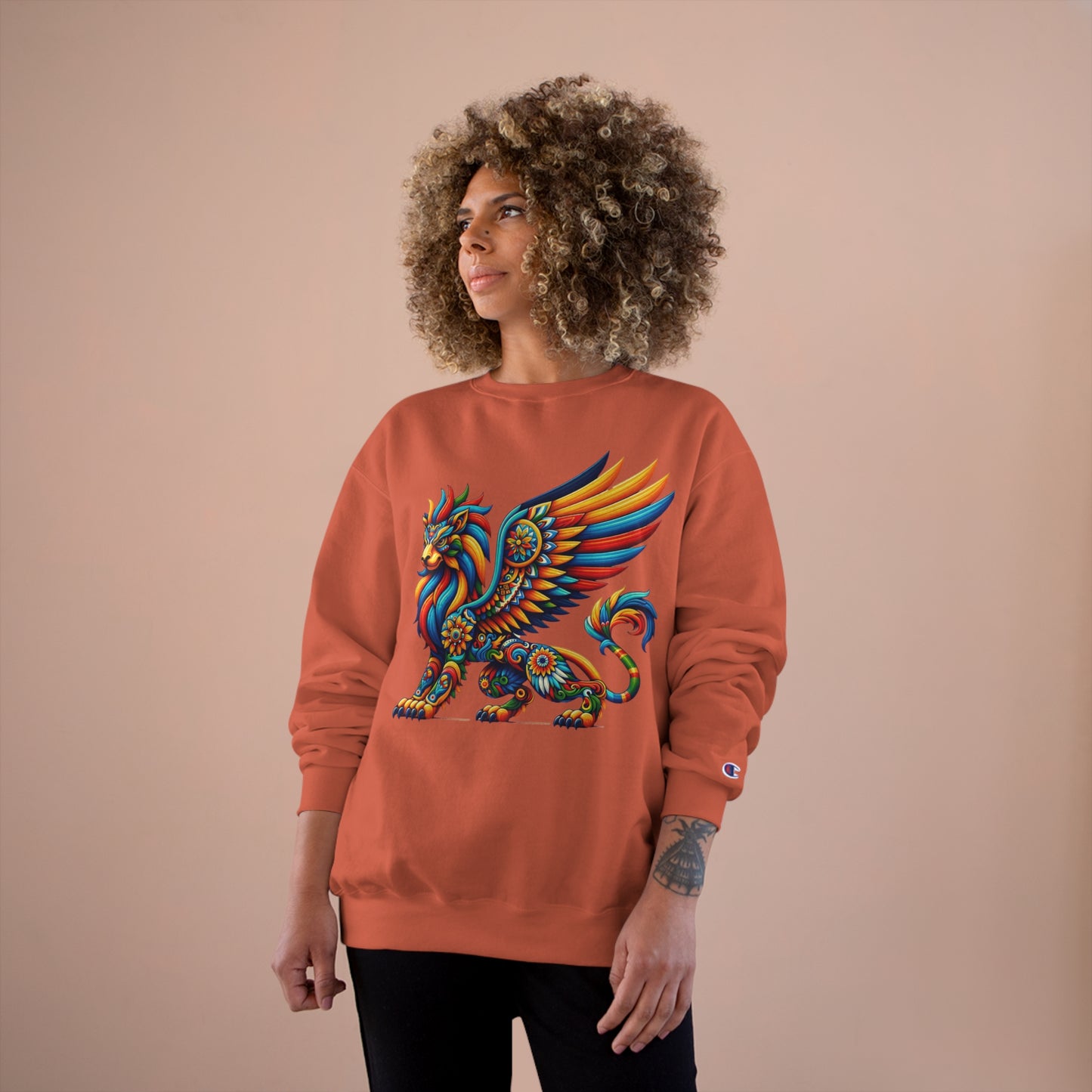 Champion Sweatshirt Lion Griffin Alebrije