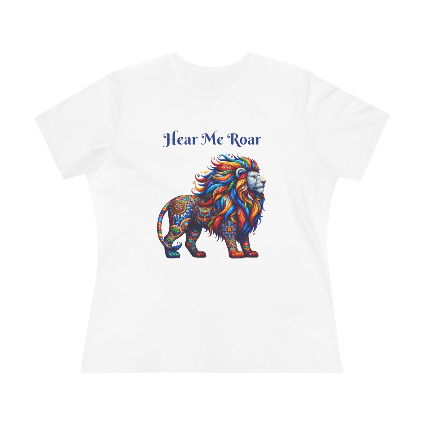 Women's Cotton Tee Alebrije Lion