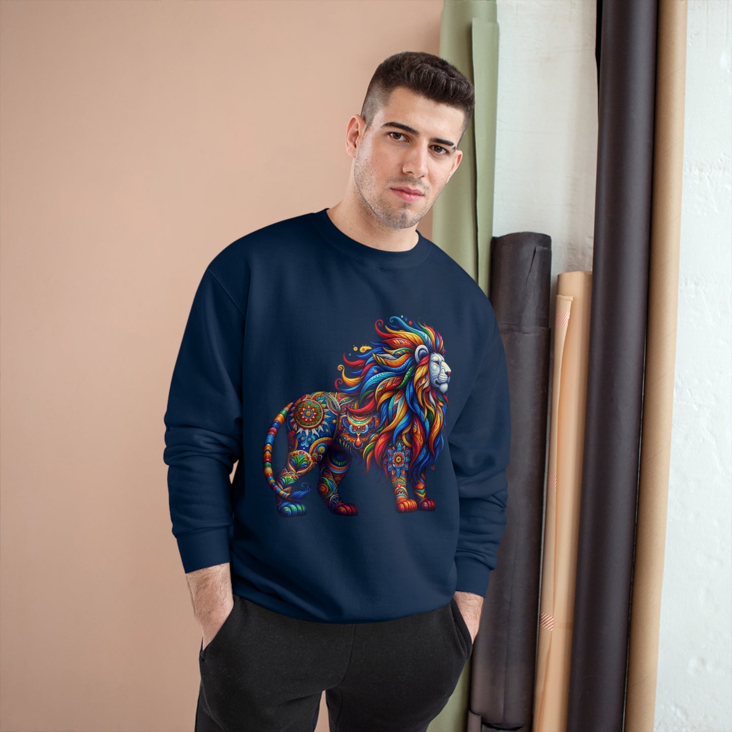 Champion Sweatshirt Lion Alebrije