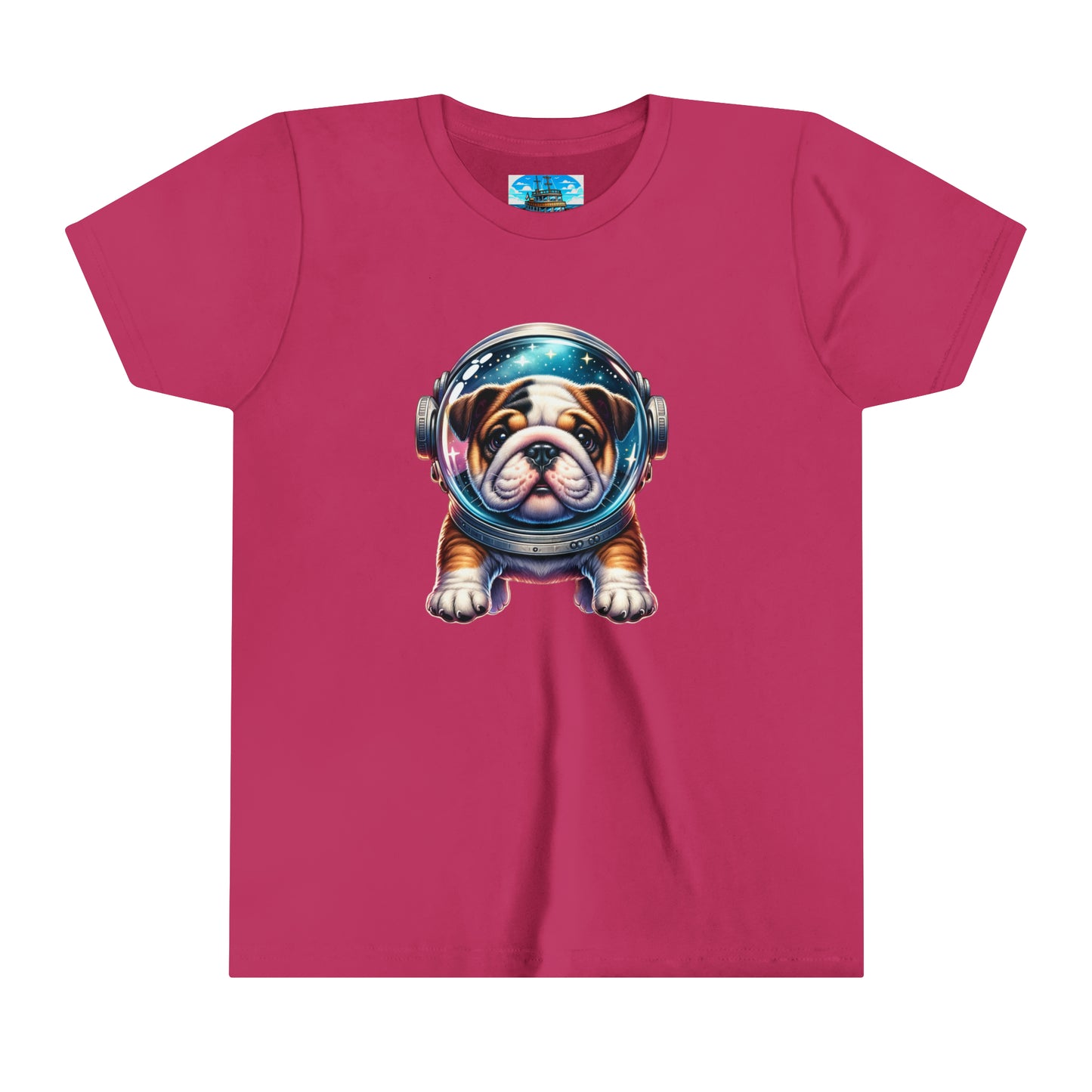 Youth Short Sleeve Tee Space Bulldog