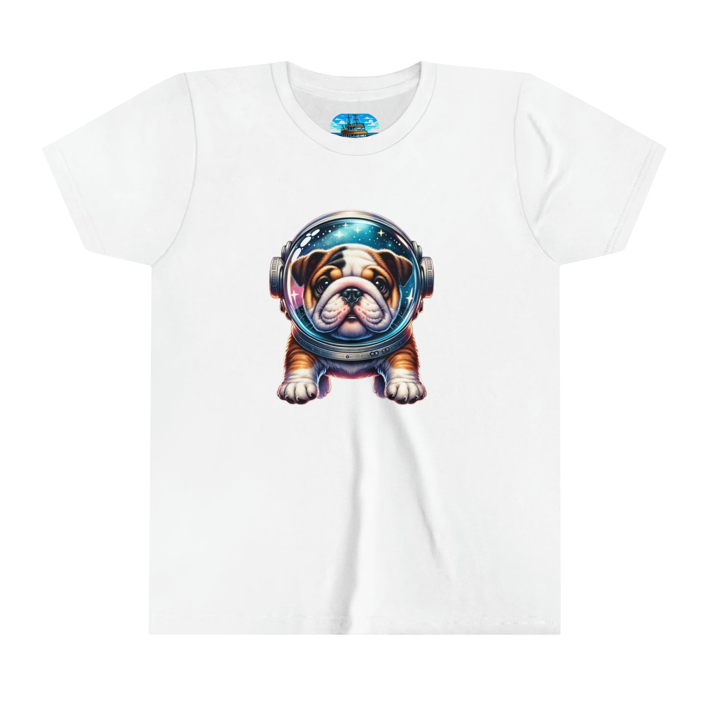 Youth Short Sleeve Tee Space Bulldog