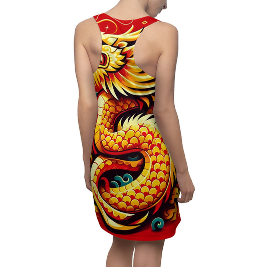 Women's Cut & Sew Racerback Dress (AOP) Year of the Dragon