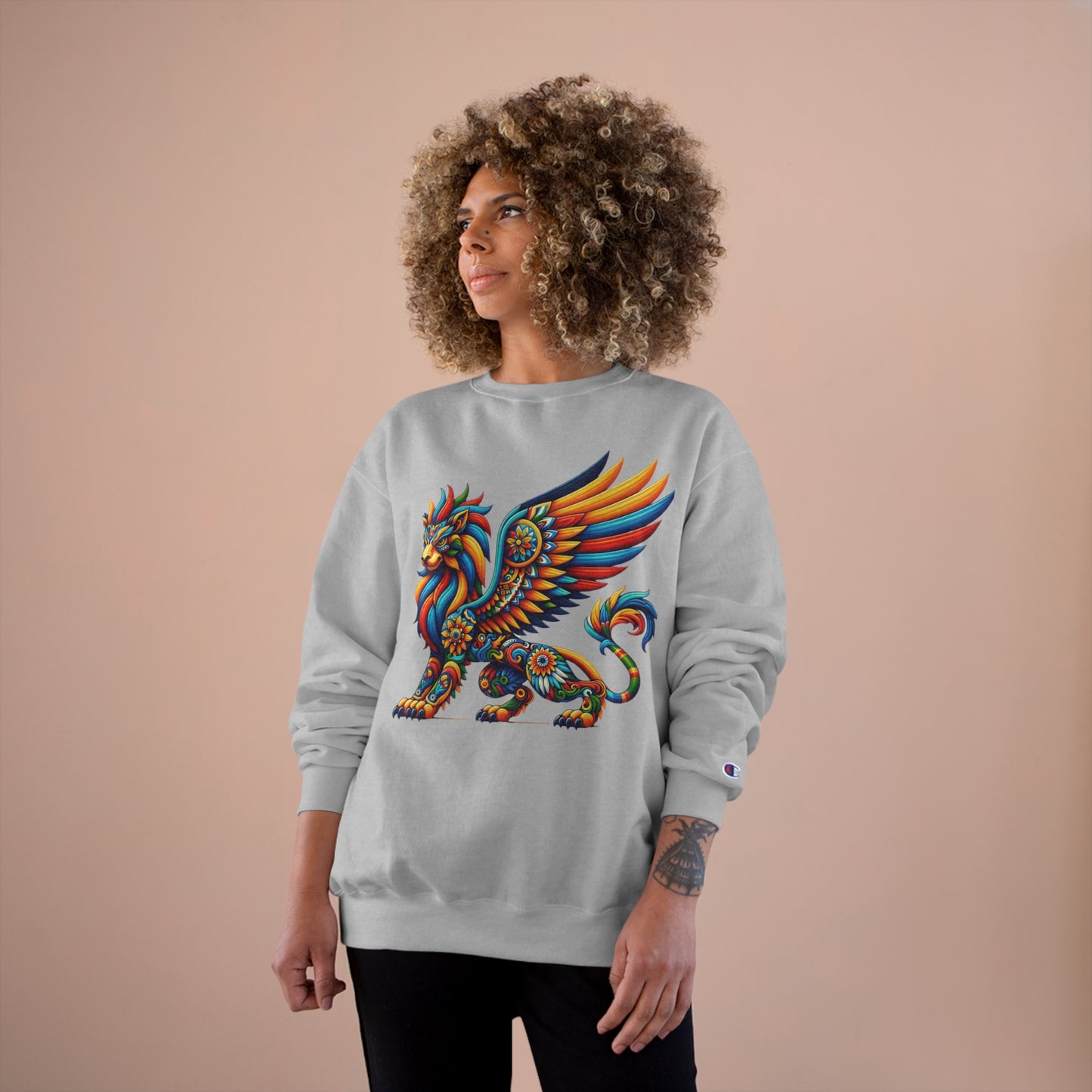 Champion Sweatshirt Lion Griffin Alebrije