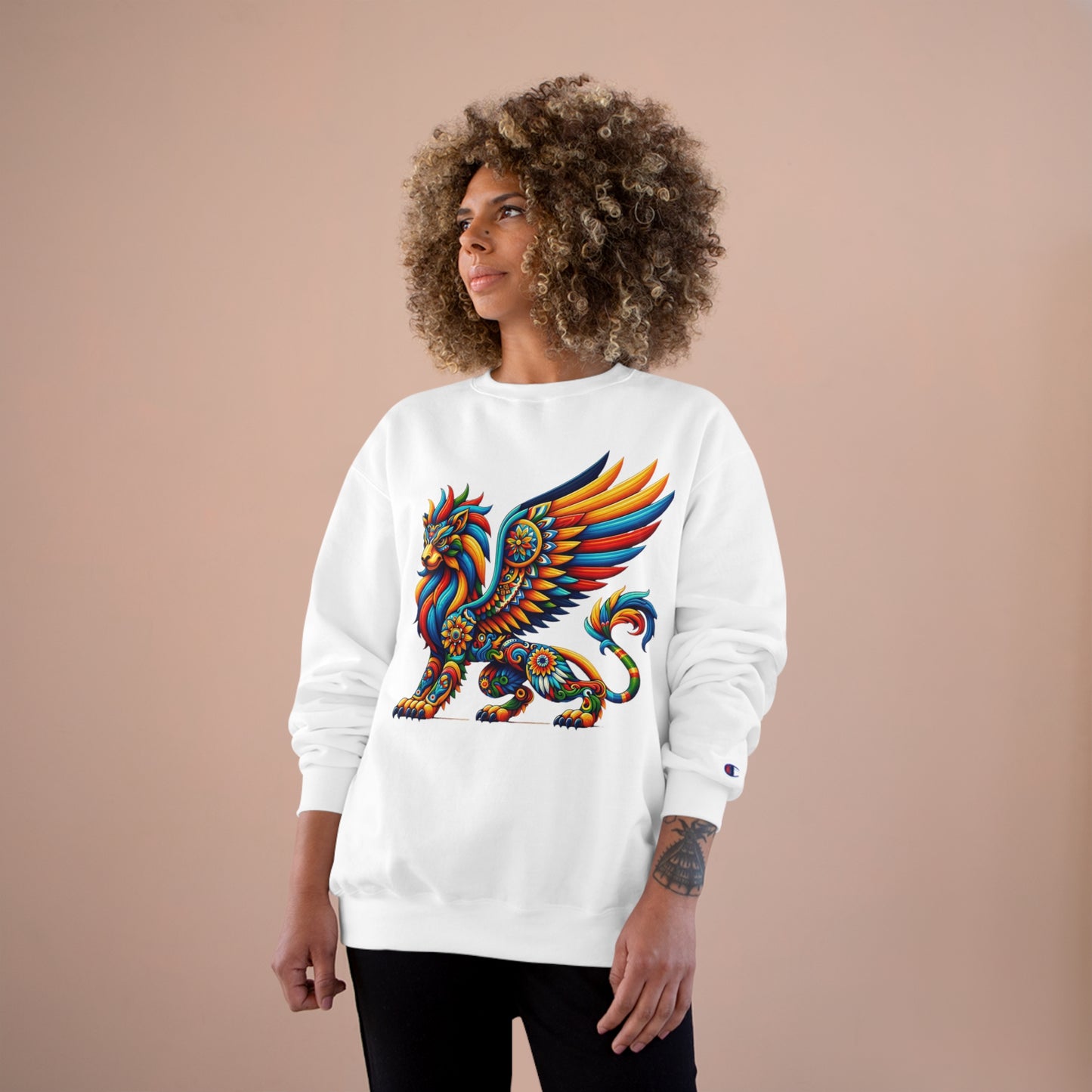 Champion Sweatshirt Lion Griffin Alebrije