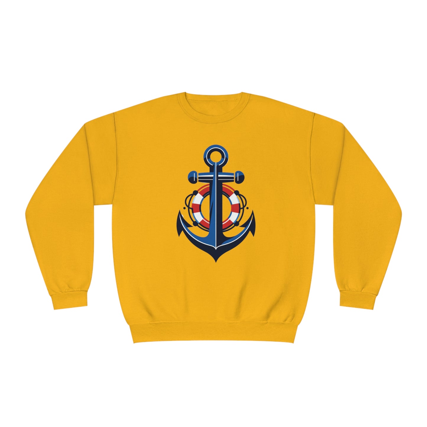 Unisex NuBlend® Crewneck Sweatshirt Anchor and Life Saver