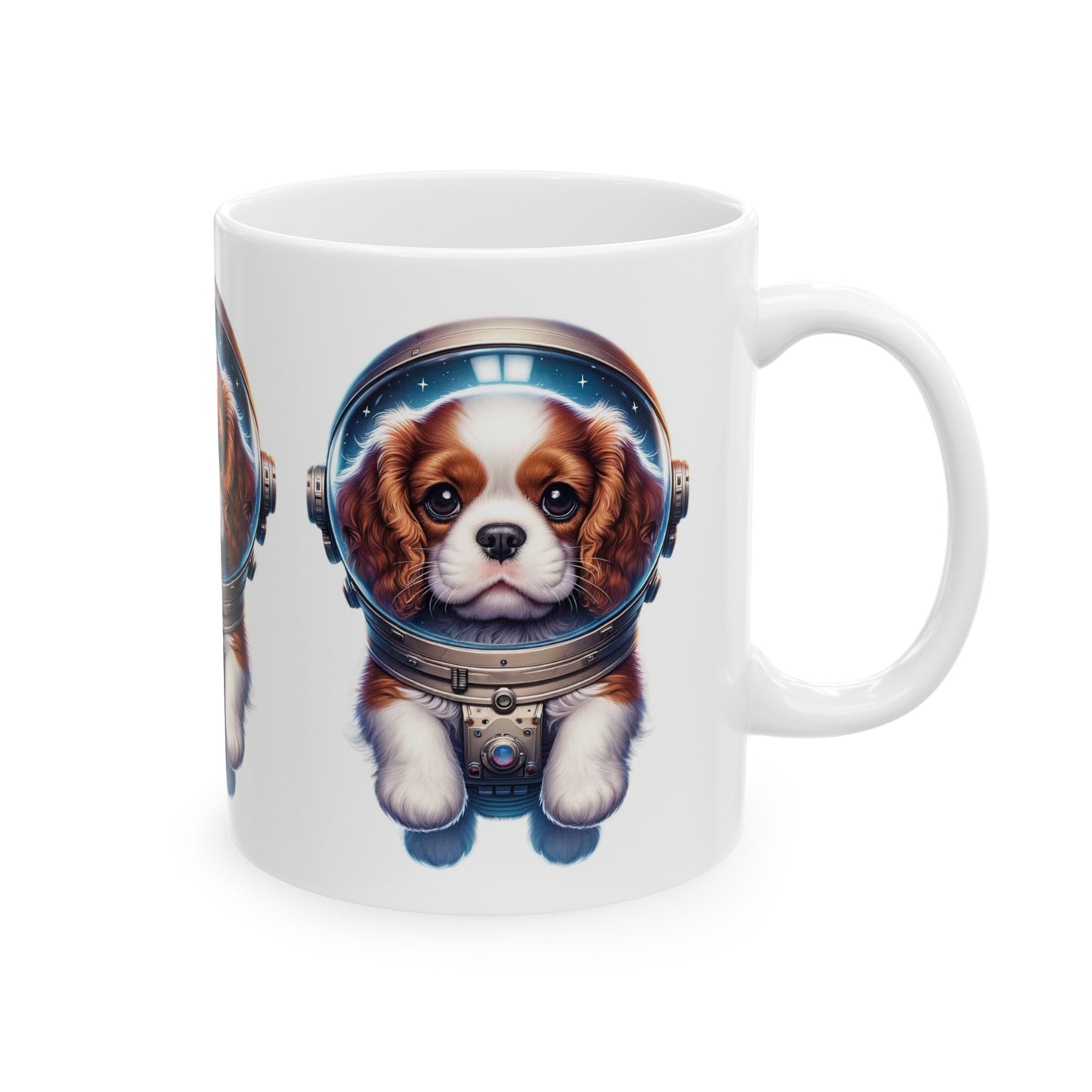 Ceramic Mug 11oz Space Cavalier King Charles