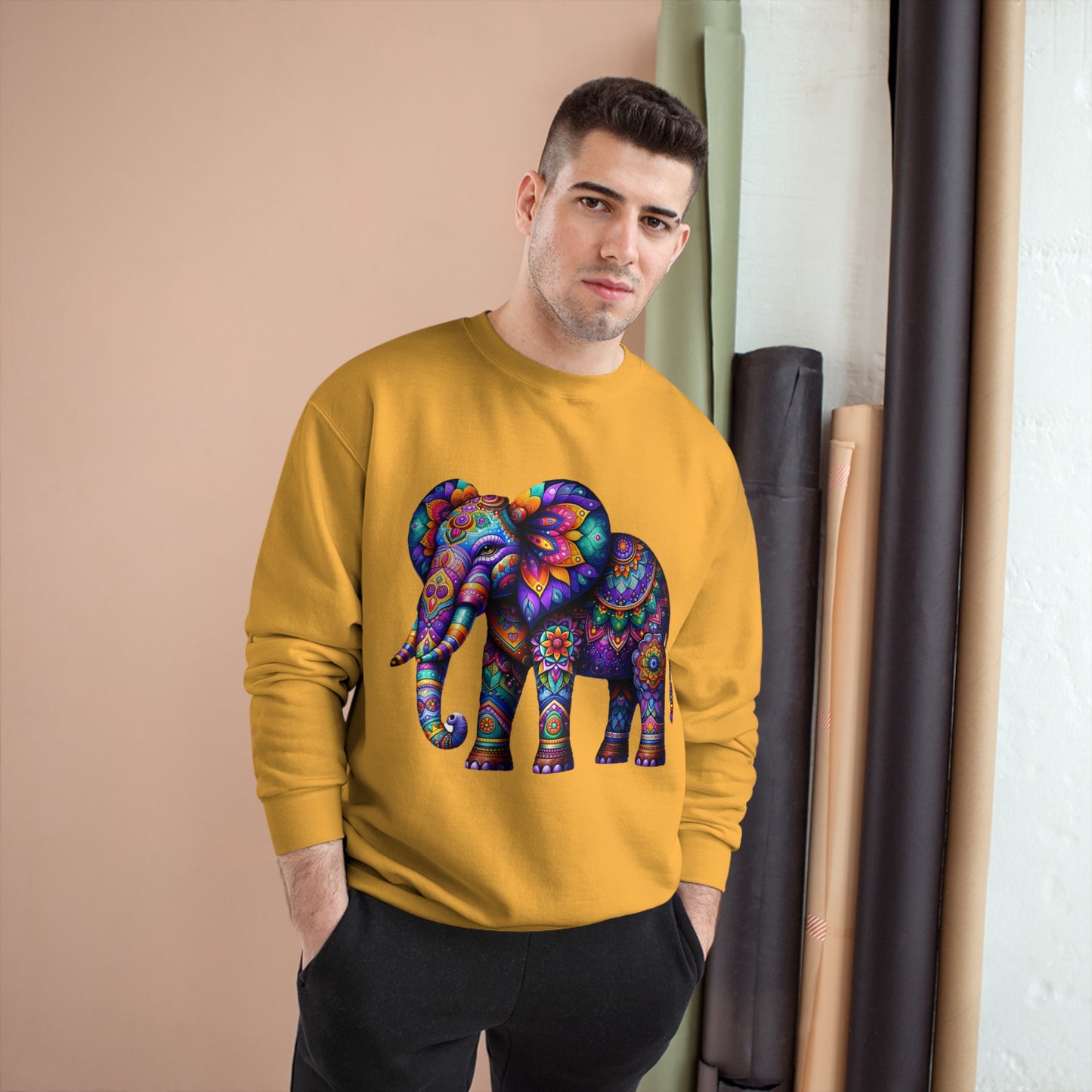 Champion Sweatshirt Elephant Alebrije