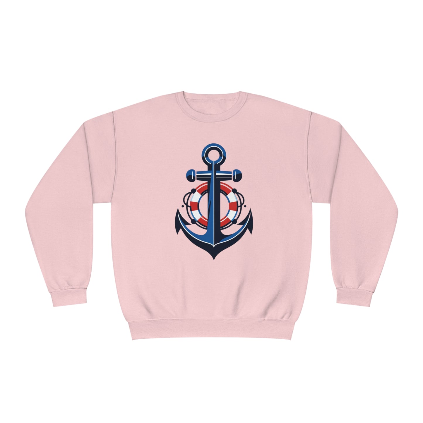 Unisex NuBlend® Crewneck Sweatshirt Anchor and Life Saver