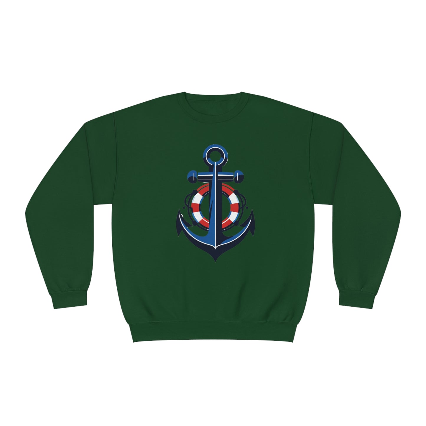 Unisex NuBlend® Crewneck Sweatshirt Anchor and Life Saver