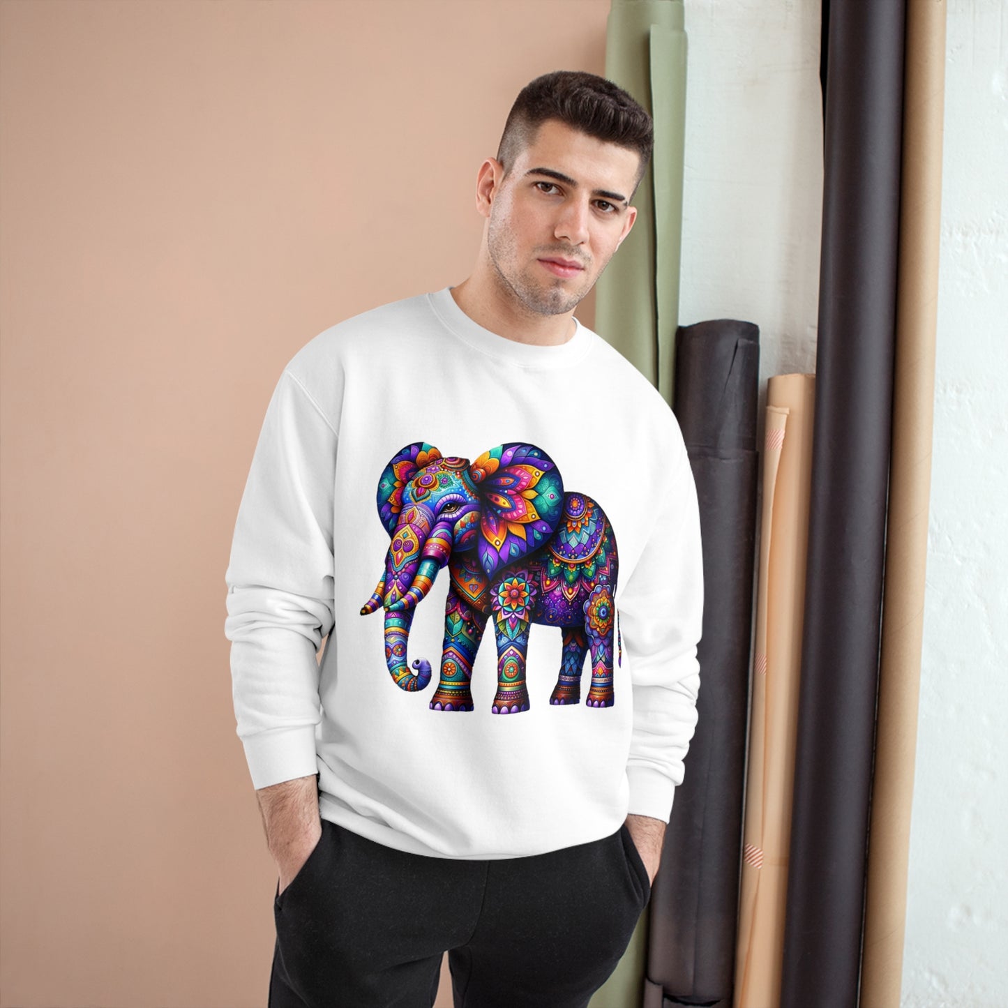 Champion Sweatshirt Elephant Alebrije