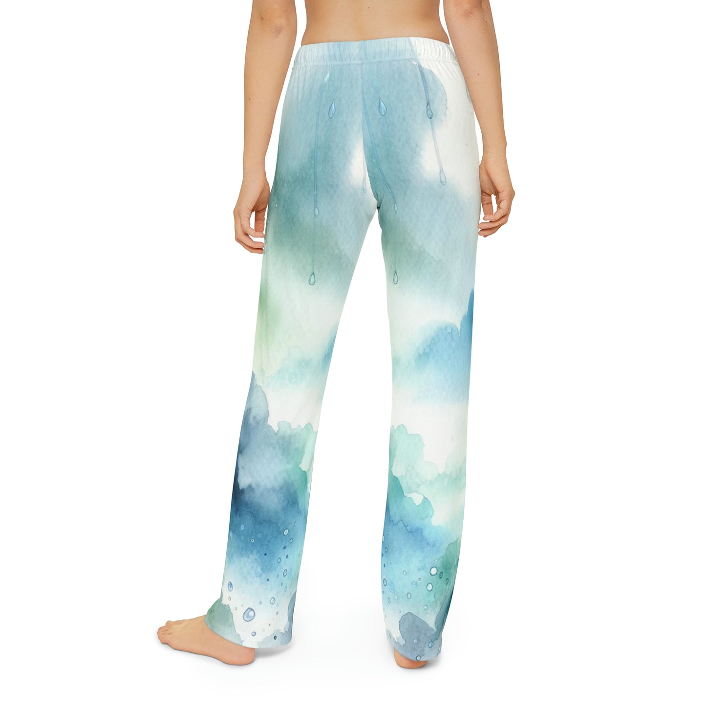 Kids Pajama Pants (AOP) watercolors