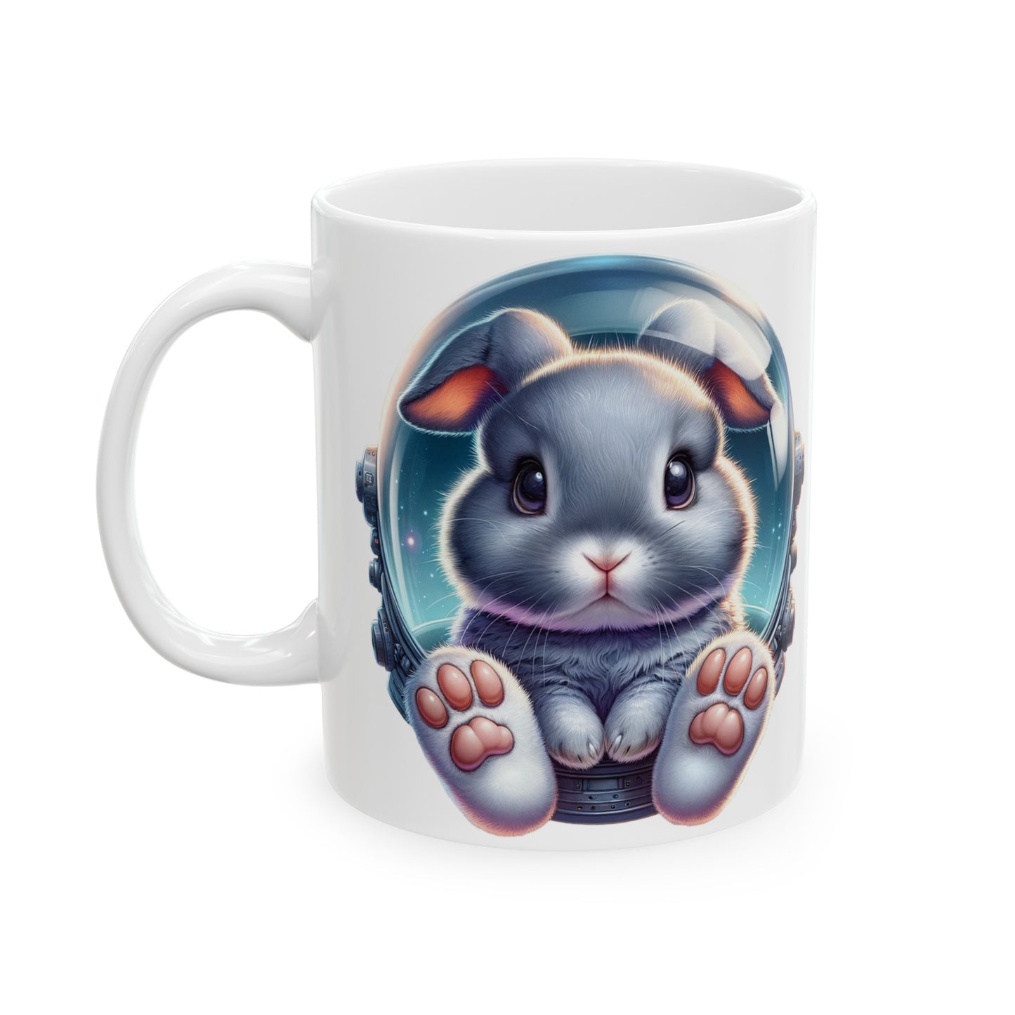 Ceramic Mug 11oz Space Bunny