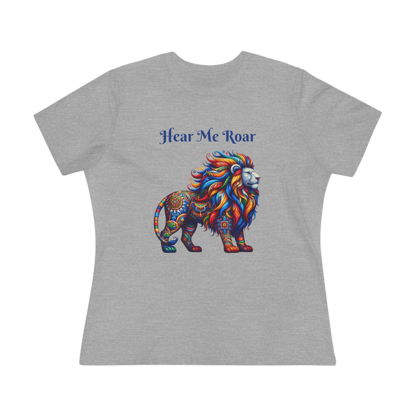 Women's Cotton Tee Alebrije Lion