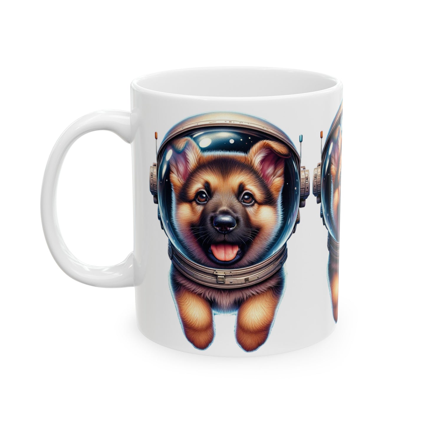 Ceramic Mug 11oz Space German Shepherd