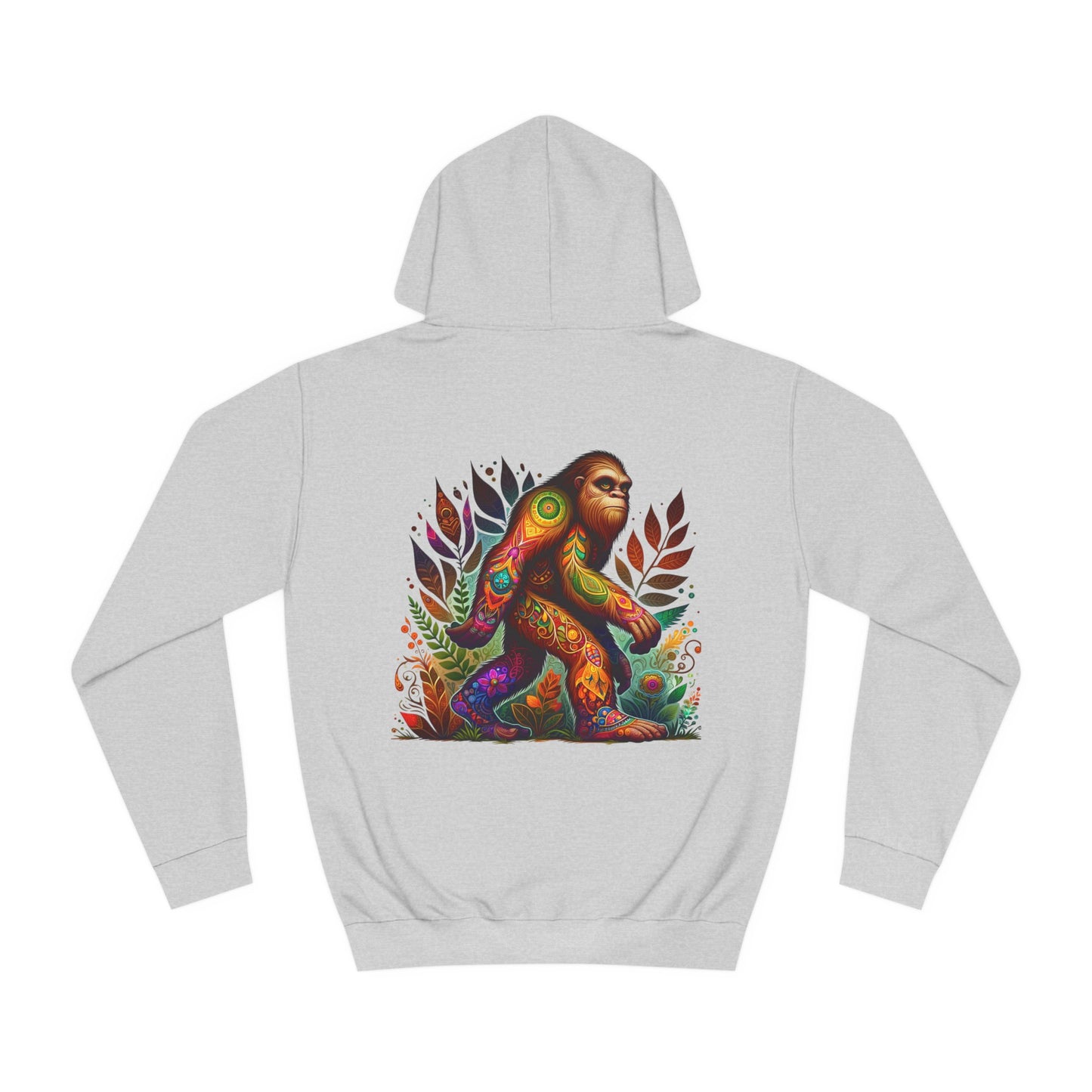 Unisex College Hoodie, Alebrije, Big Foot, too colorful to camouflage