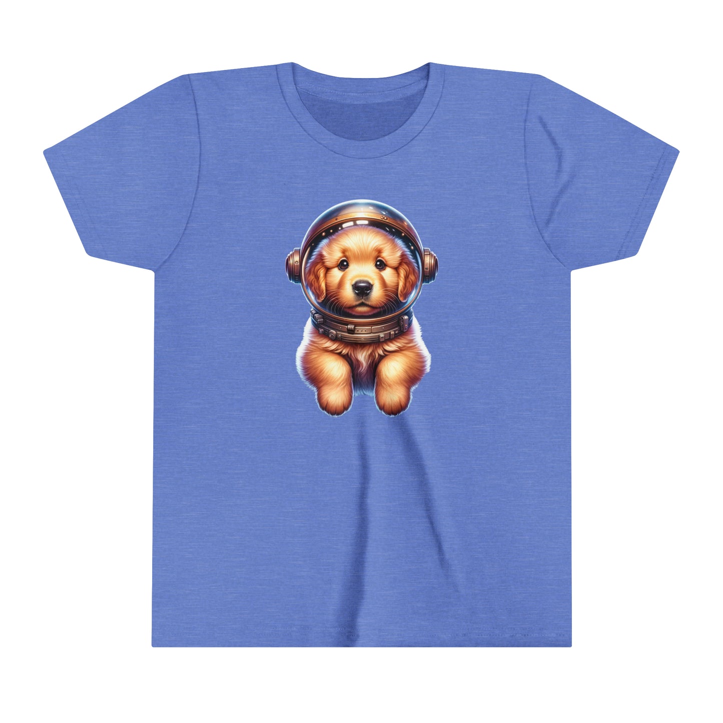 Youth Short Sleeve Tee Space Golden Retriever