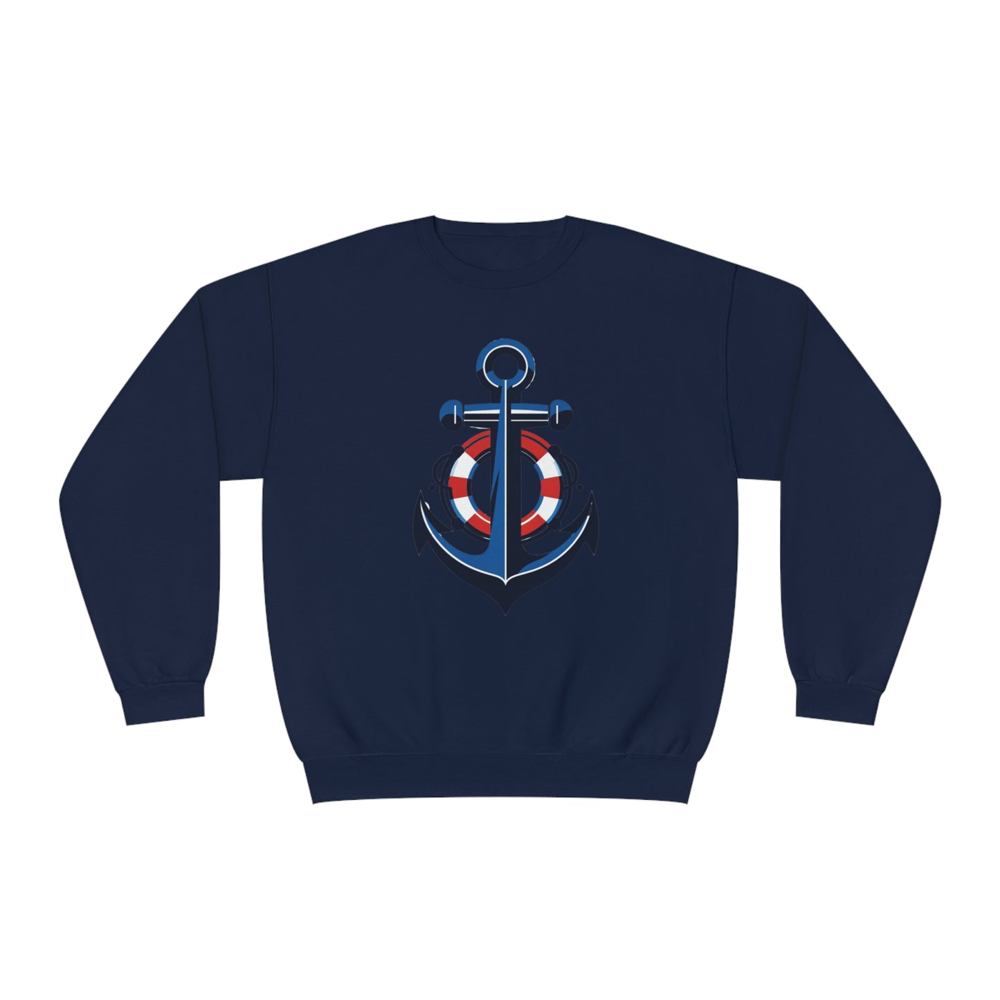 Unisex NuBlend® Crewneck Sweatshirt Anchor and Life Saver