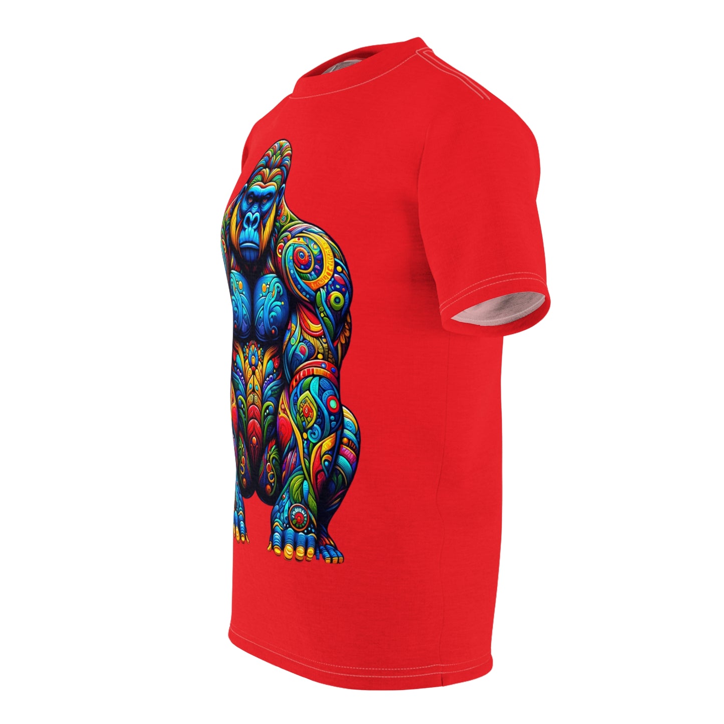 T-Shirt Gorilla Alebrije in red