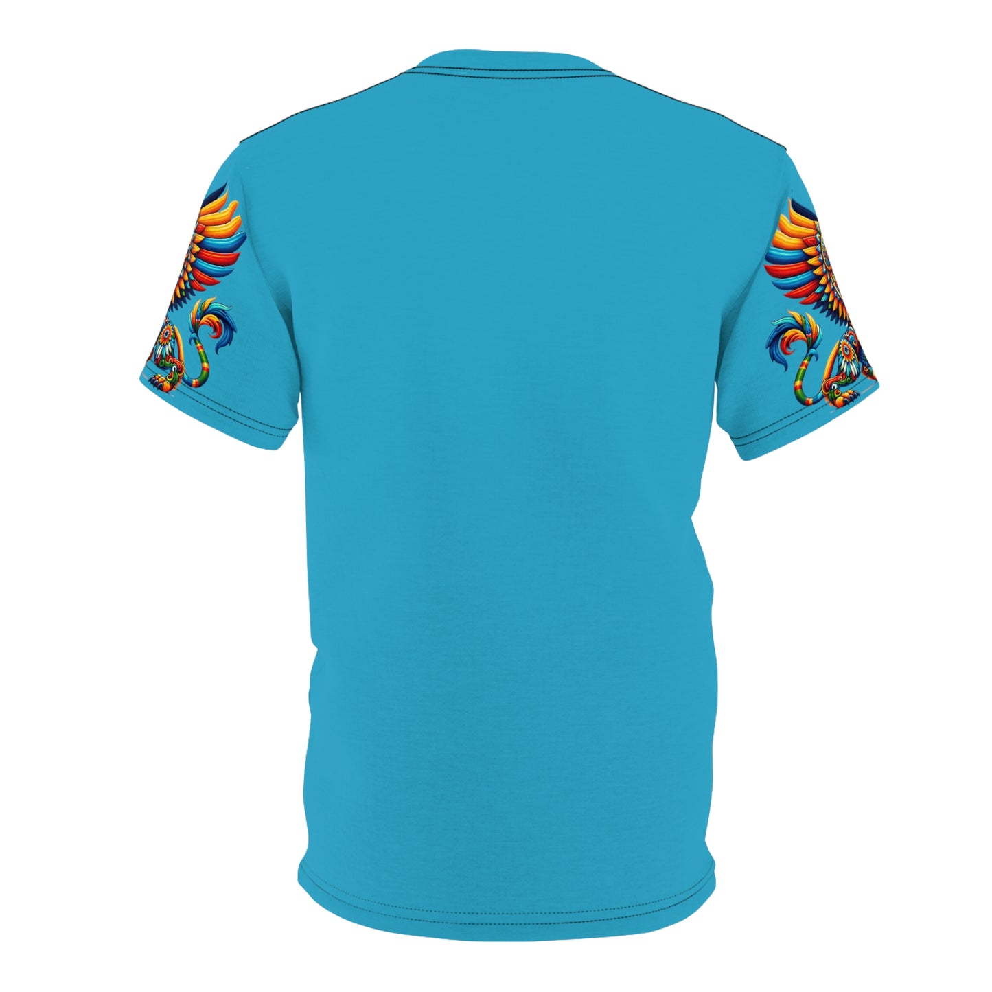 T-Shirt Lion Griffin Alebrije turquoise w/sleeve graphics