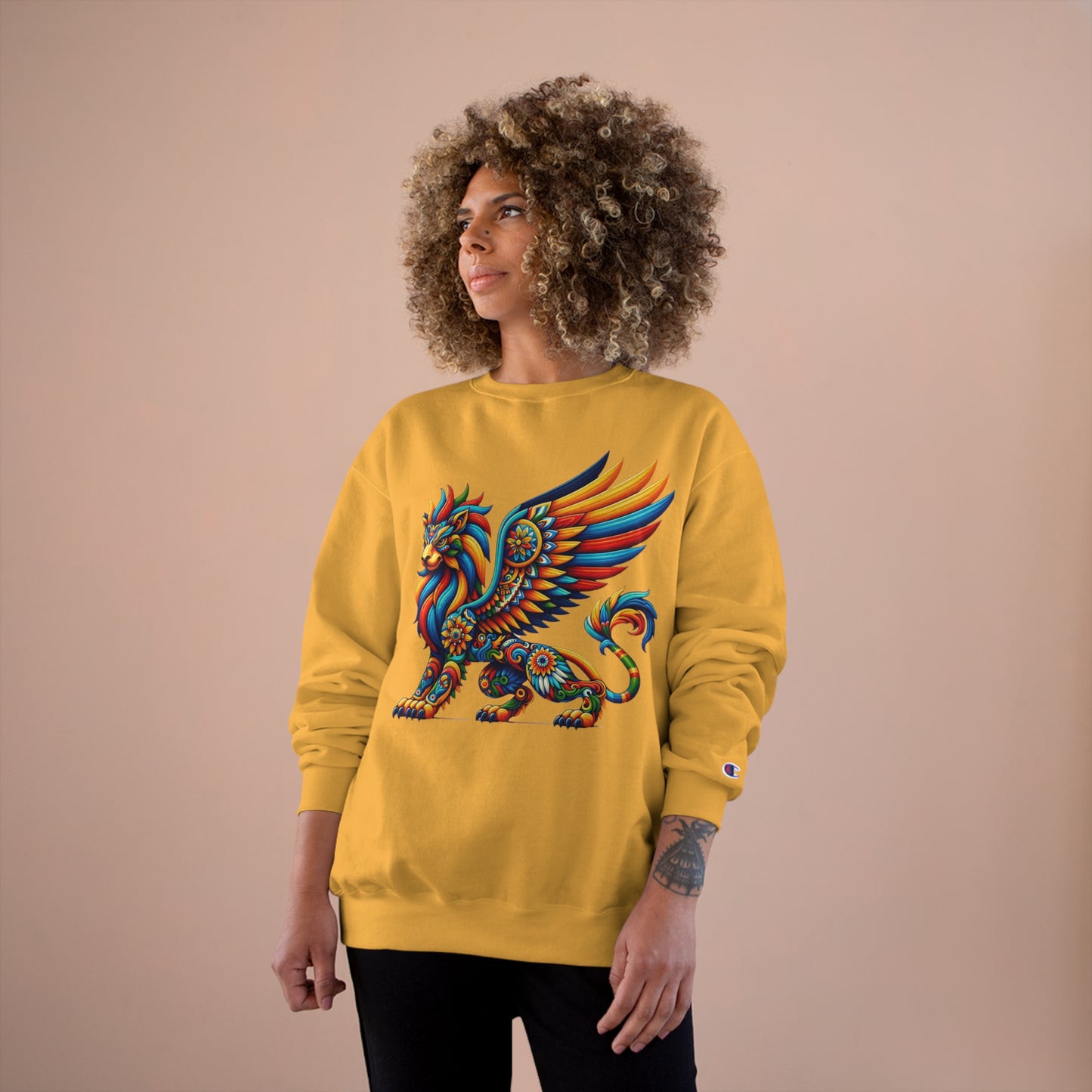 Champion Sweatshirt Lion Griffin Alebrije