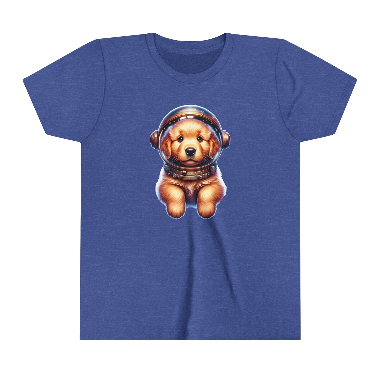 Youth Short Sleeve Tee Space Golden Retriever